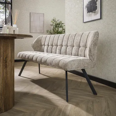 Eetkamerbank Bedford Gemêleerd Zand