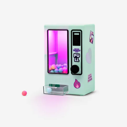Sweet dispenser with colour chang...