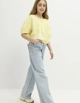 Jeans - Dettaglio della catena - Azzurro