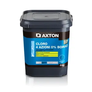 Kit per trattamento acqua in pastiglie 4 azioni AXTON 75009NB 5 kg