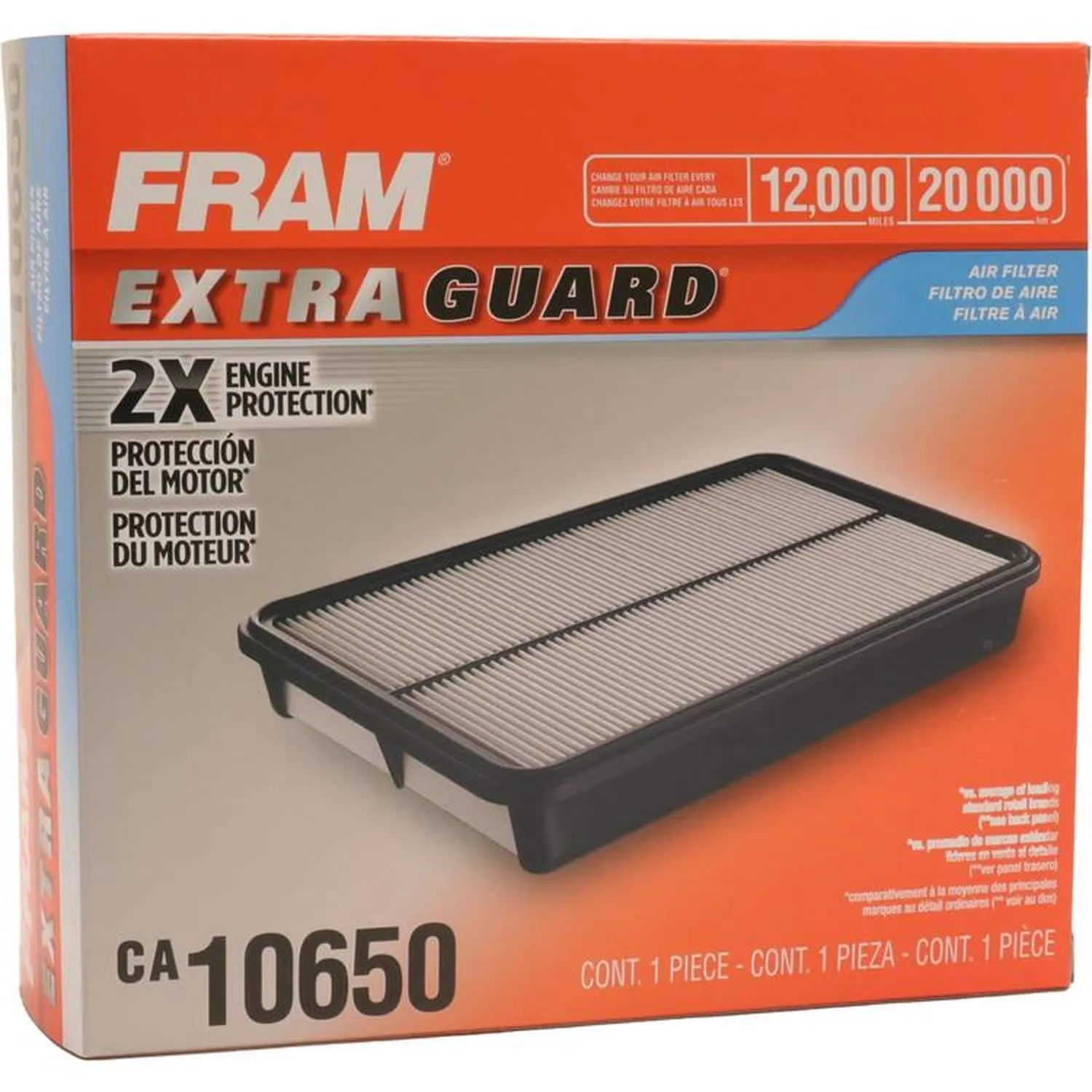 Filtro de Aire FRAM Extra Guard CA10650