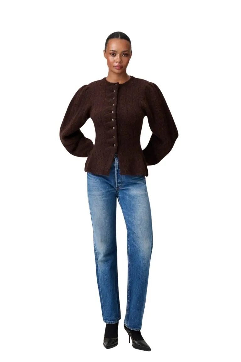 Arolla Blouse - Brown Melange
