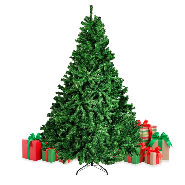 Árbol de Navidad Luxury 180 cm Realista. Pino de PVC Color Verde 1140 ramas