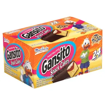 Marinela, Gansito Snack Cakes, 1.76 oz, 24-Count