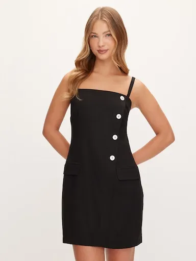 Blaire Button Mini Dress