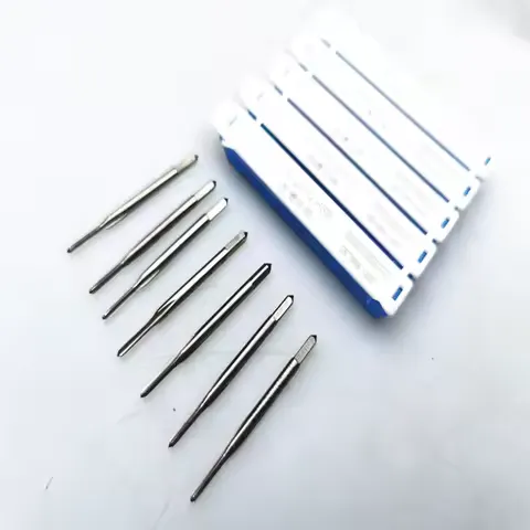 YanGou HSS W6542 Straight Slot Machine Tap Set M0.8 M1 M2 M3 M4 M5.5 Right Hand Thread Forming Tools For Metal Tapping