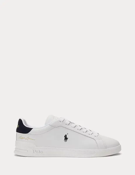 Heritage Court II Leather Trainer White/ Hunter Navy