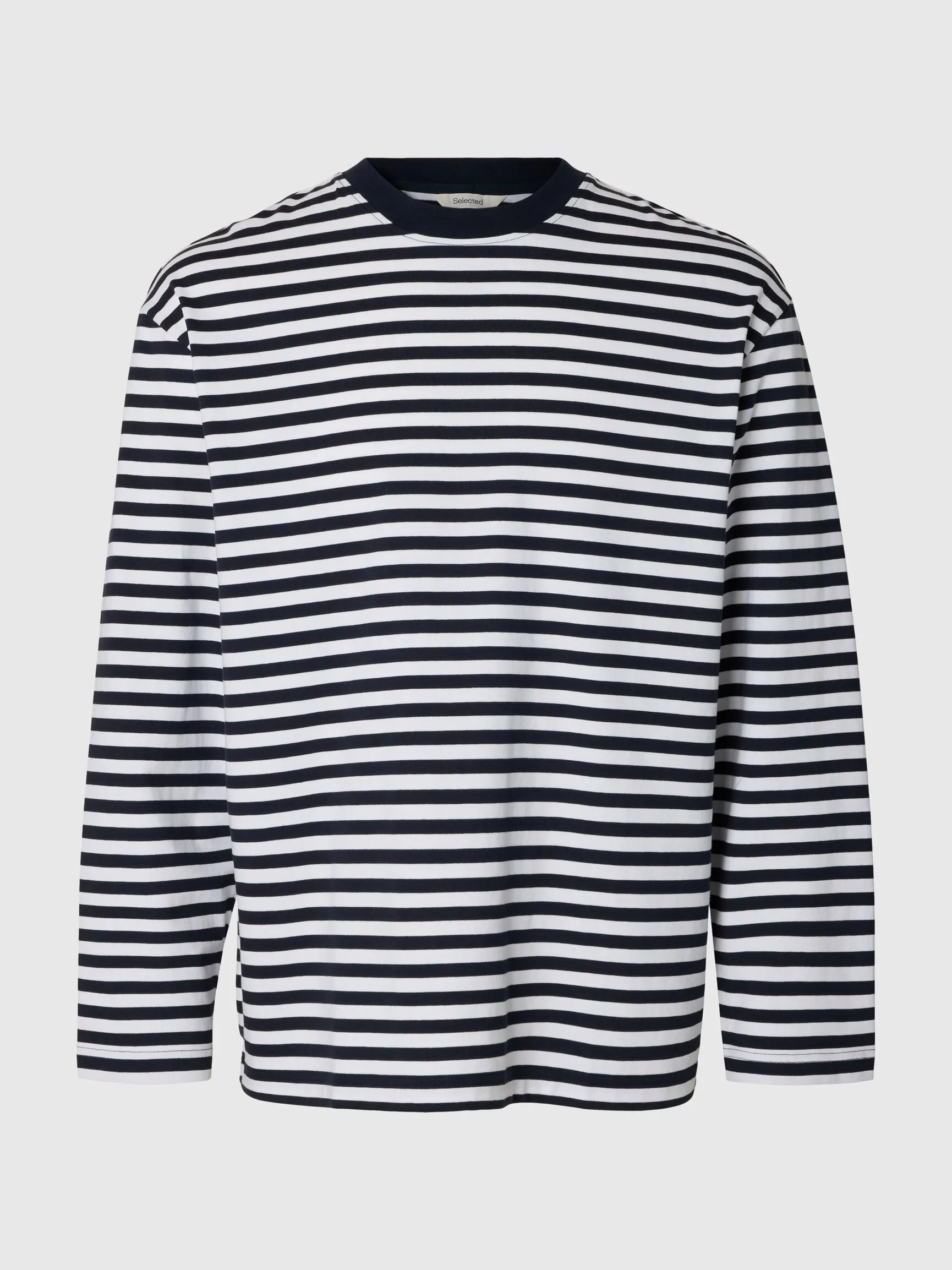 RELAXED FIT LANGERMET T-SKJORTE