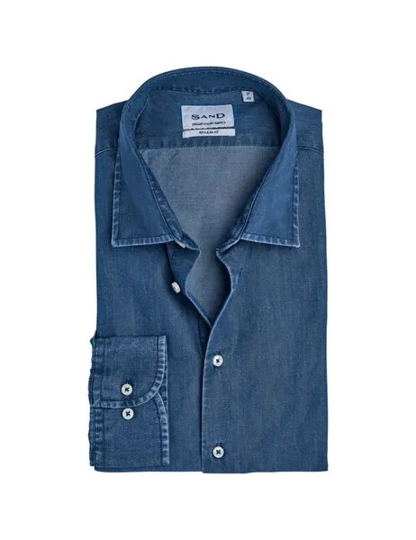 Denim Stretch M State Soft Ds Shirt Pattern