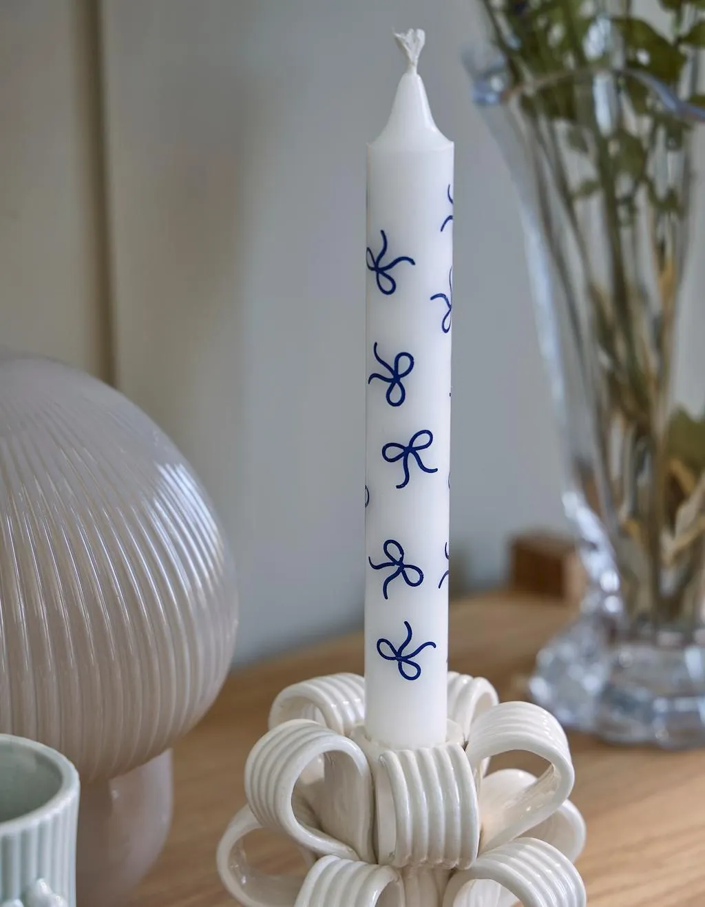 Stearinlys med design 19 cm