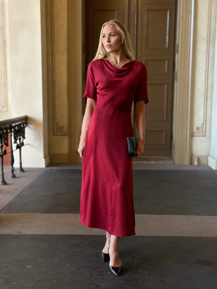 Jessa Dress Red
