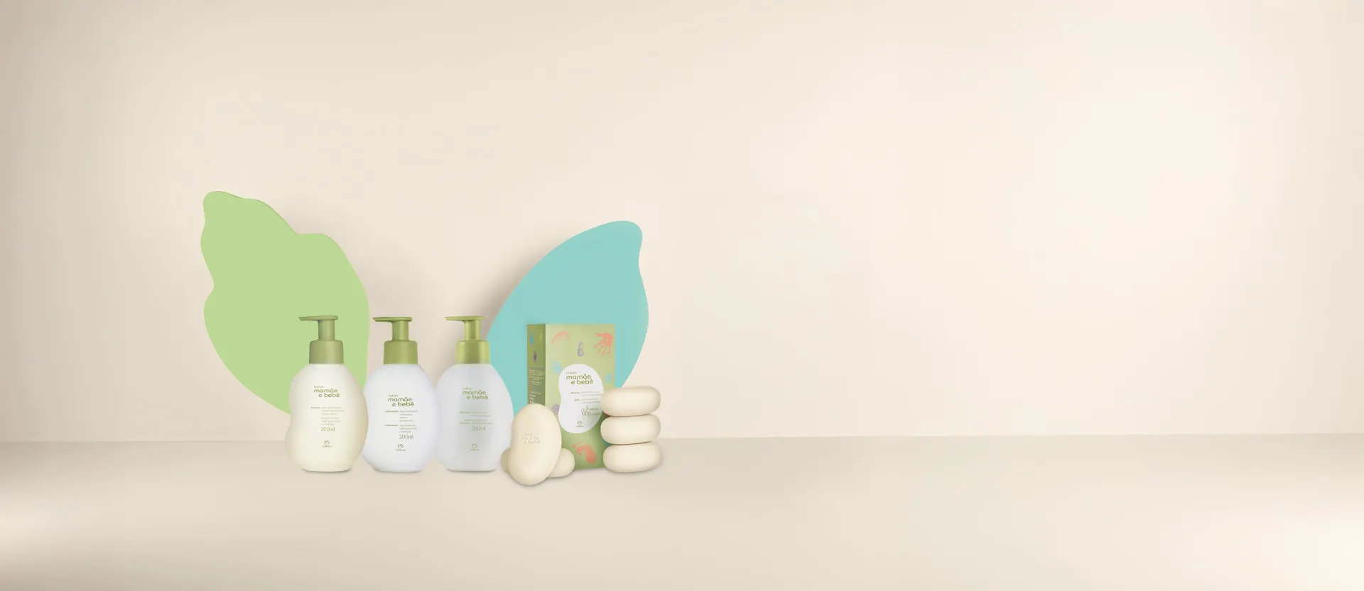 Kit Mamãe e Bebê Shampoo, Condicionador, Sabonete em Barra e Hidratante (4 produtos)