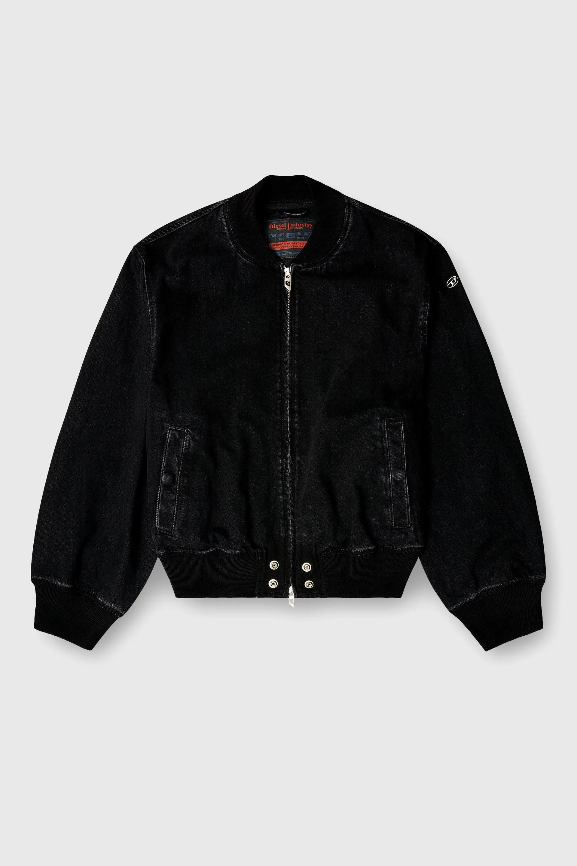 Bomber jacket in denim