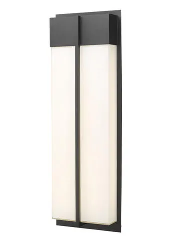 Z-Lite Nyx LED Black Outdoor Wall Light