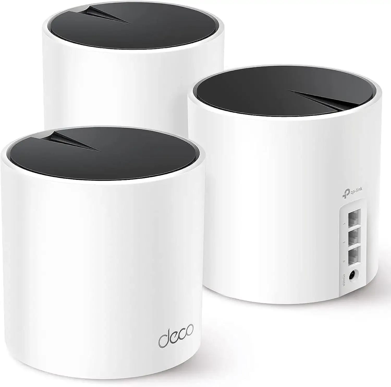 TP-Link Deco X55 AX3000 WiFi 6 Mesh System, Deco X55(3-Pack) | Covers up to 6500 Sq.Ft. , Replaces Wireless Router and Extender, 3 Gigabit ports per unit, supports Ethernet Backhaul