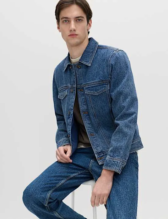 Denim-Truckerjacke