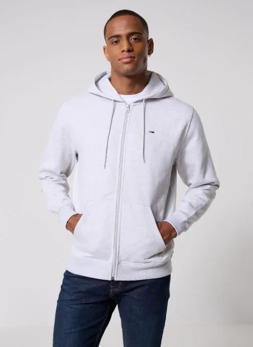 Sweaters met rits Tjm Reg S Flag Zip F DM0DM20743 heren grijs