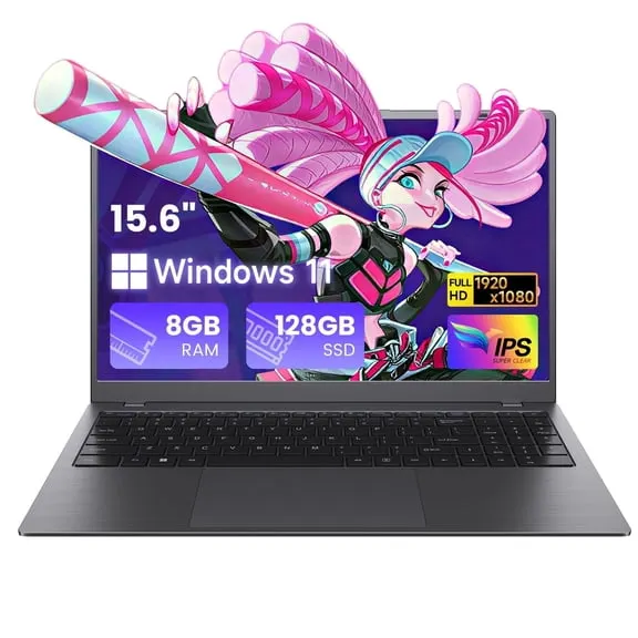 Best seller RNRUO 15.6" Laptop Computer, 8GB RAM 128GB SSD, Intel 6500Y with 2 Cores, FHD Display, Windows 11 Home, WiFi5 BT5.0, Type-C PD, Numeric Keypad Laptop for Business, Student, Office $209.99 Was $469.00
