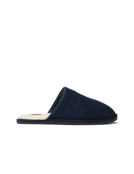 Klarence Dress Shoe Slipper Navy/Blackwatch/Cream