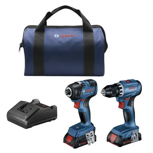 Bosch® 18-Volt Brushless Cordless 1/2" Drill & 1/4" Impact Driver Combo Kit