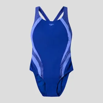 Speedo Womens Quantum Rib Splice Swimsuit