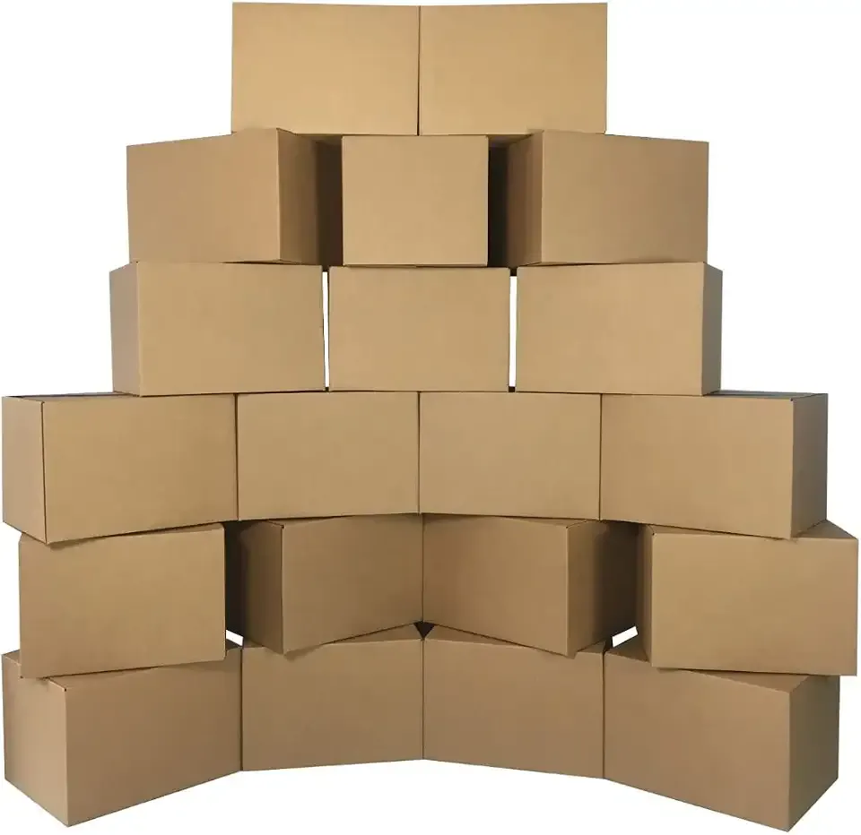 UBMOVE Medium Moving Boxes 18"L x 14"W x 12"H 20-Pack Corrugated Cardboard Box for Shipping, Mailing, Packing, Packaging and Storage
