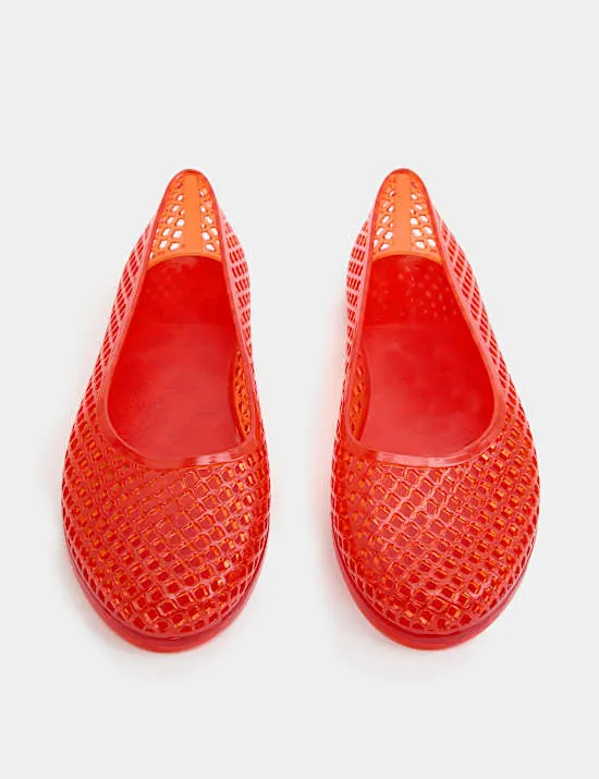 Jelly Flat Ballet Pumps