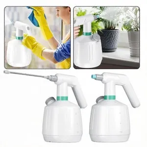 KAKET Irrigatore elettrico da 2 pezzi, irrigatore senza fili, serbatoio dell'acqua alimentato a batteria da 2 litri, adatto per giardinaggio indoor