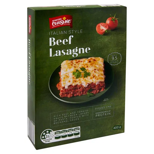 Beef Lasagne 400g