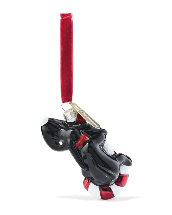 Takkie kersthanger 10x5.2x4.1 cm glas zuurstok