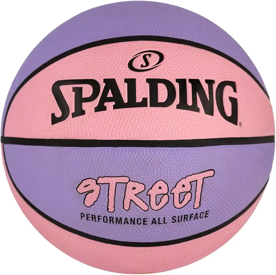 Spalding Outdoor Rubber Basketballs | Performance Rubber Cover Designed for Outdoor Play | Multiple Sizes & Colors