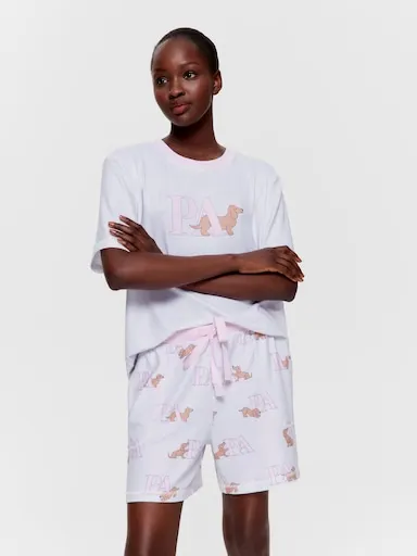 Penny Logo Plush Mid Short