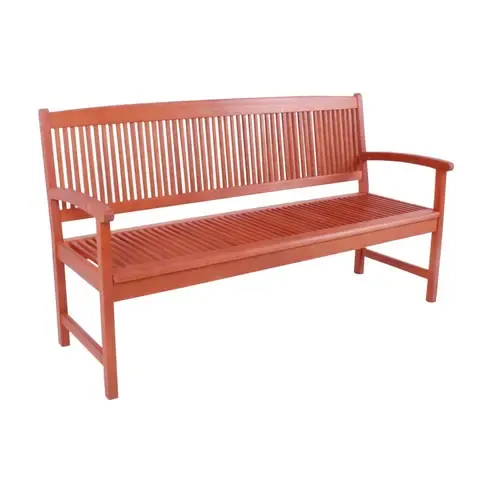 3-Sitzer-Gartenbank STOCKHOLM - Eukalyptus Massivholz - 157 cm