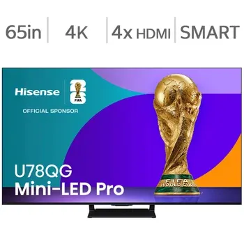 Hisense 65" Class - U78QG Series - 4K QLED Mini LED Pro TV
