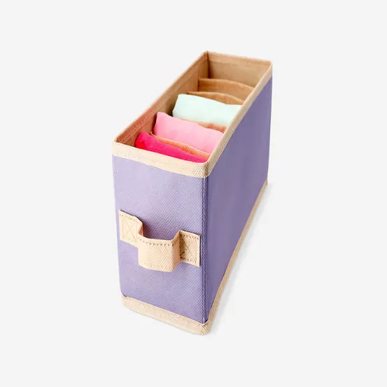 Lilla oppbevaringskurv med 8 rom - 13x30 cm