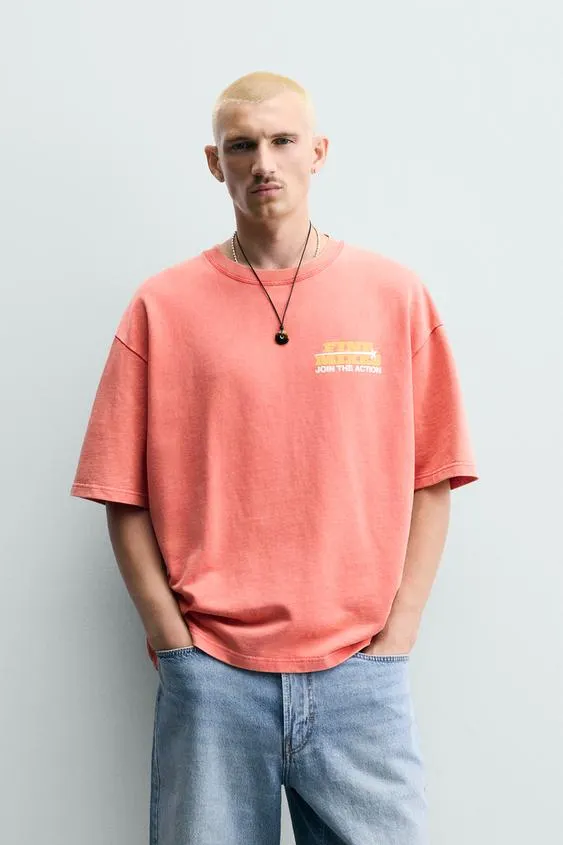 WASHED NAUTICAL PRINT SWEATSHIRT