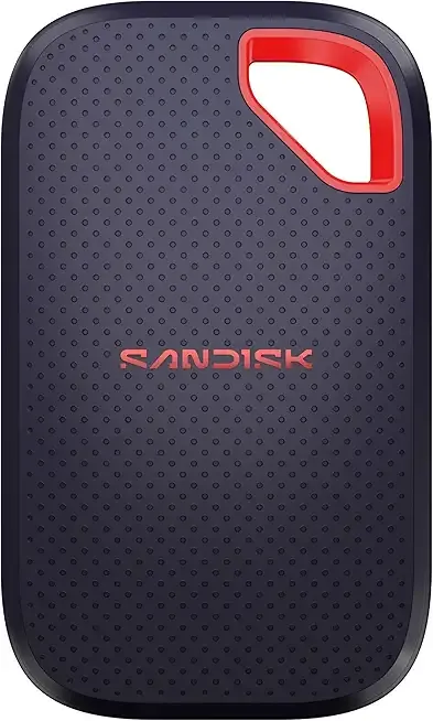 SANDISK 1TB Extreme Portable SSD (New Model) - up to 2000MB/s Transfer speeds, USB Type-C connectivity, Reliable Durability - Black - SDSSDE70-1T00-G25