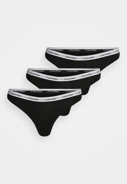 THONG LOGO ICON 3 PACK - Stringtruse - schwarz