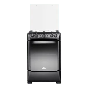 Cocina a Gas Indurama Ferrara Maxgrill Zfo 4Q Negro