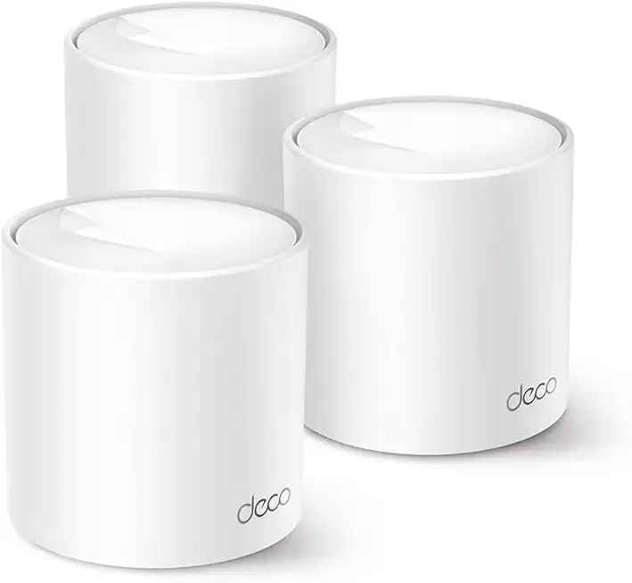 TP-Link Deco W4500 TP-Link Wi-Fi 6 Mesh Router Replacement System 3- AX1500 Mesh Routers Coverage up to 5,600 Sq. ft. Parental Controls Connect up to 120 Devices (Renewed)