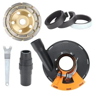 Cuffia di aspirazione per smerigliatrice angolare diam. 115 - 125 mm