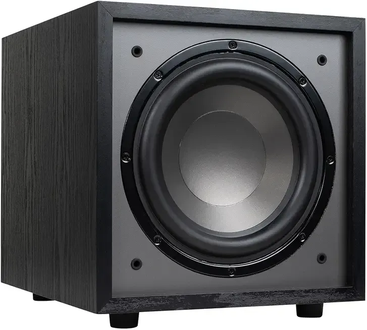Dayton Audio Classic CS1000 – 10" 180W Powered Subwoofer with Class-D Amplifier, Deep Bass and Clean Design for Home Theater & Music – Black