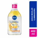 Agua Micelar Iluminadora Con Vitamina C y E NIVEA 400 Ml