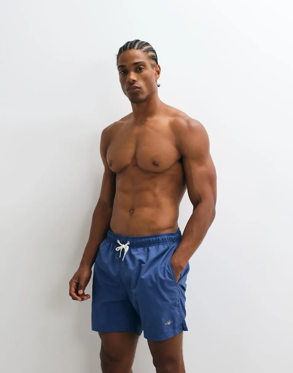 GANT swim shorts in vintage blue