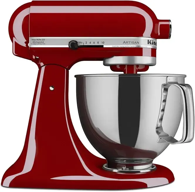 KitchenAid Artisan, 5-Qt Tilt Head Stand Mixer, KSM150PS, Empire Red