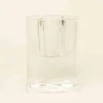 Boston Living Glass Candle Holder 4X4X6cm Clear Taper