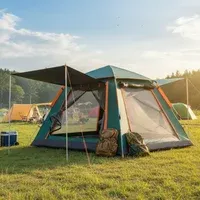 Carpa Para Camping de Armado Automático Para 4 Personas
