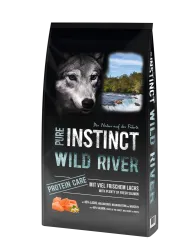 PURE INSTINCT WILD RIVER mit Lachs für Hunde 12 kg