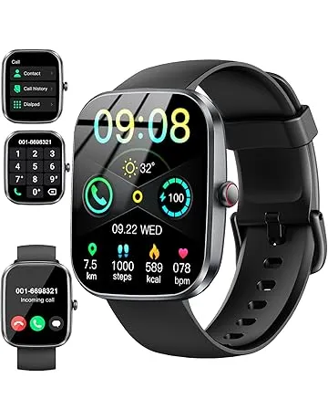 Smart Watch for Men Women, 2026 Smartwatch(Answer/Make Call) , 1.91" New Fitness Watch with 120+ Sport Modes, Fitness Tracke with Pedometer/Sleep Monitor/Heart Rate/IP68 Waterproof, for Android/iPhone