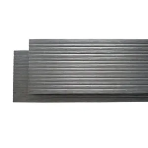 Lame composite extérieur gris effet bois réversible L. 2,20 m x l. 14,5 cm